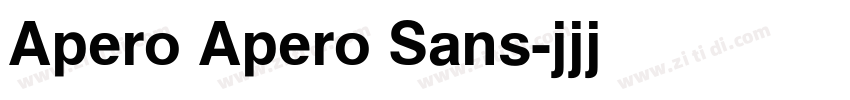 Apero Apero Sans字体转换